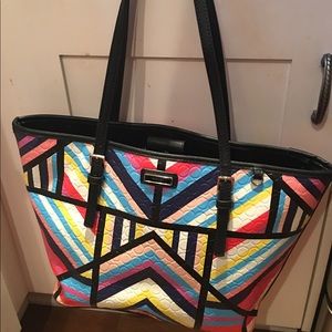 Multi striped Nine West tote/shoulder bag
